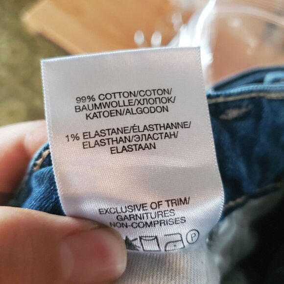 Silver Jeans Shorts Womens 27 Blue Boyfriend Rolled Distressed Denim Jorts - Picture 3 of 11